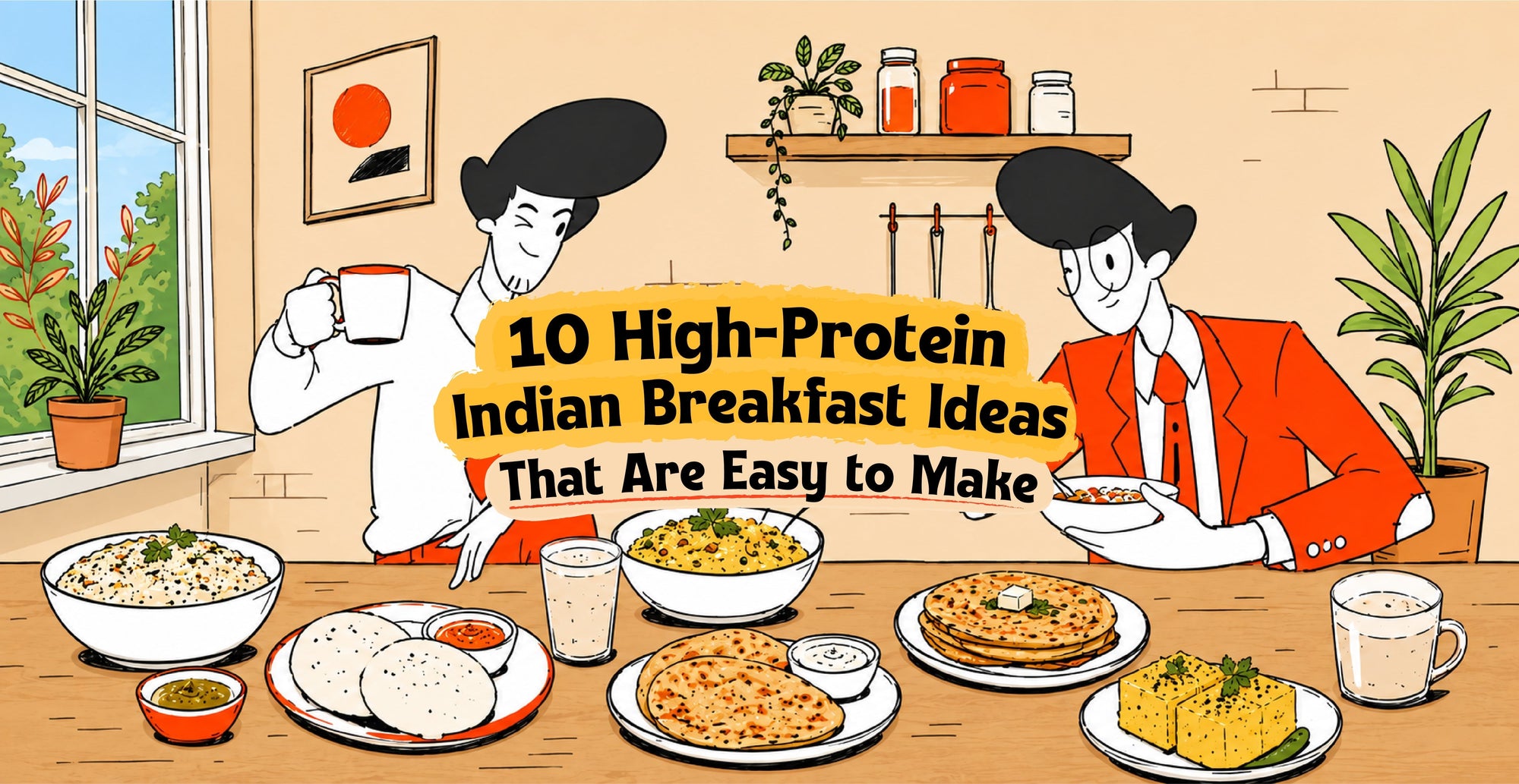10 High-Protein Indian Breakfast Ideas That Are Easy to Make