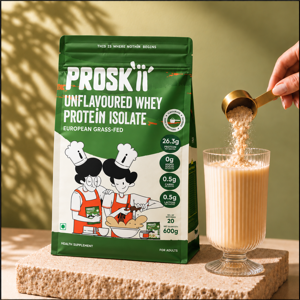 Unflavored Whey Protein Isolate